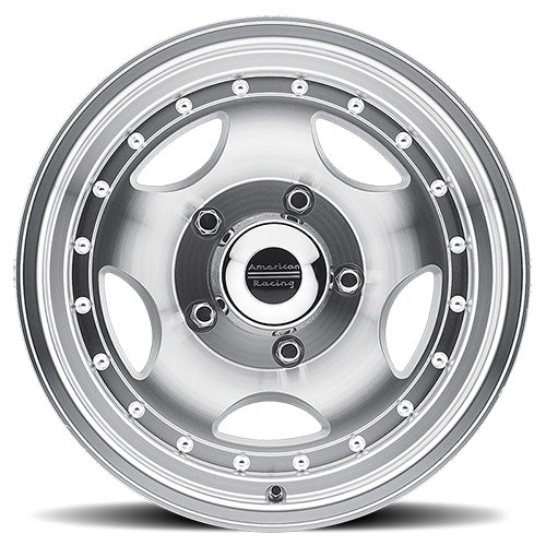 American Racing AR23, 15X10, 6X139.7, ET-44, CB108, MACHINED W/ CLEAR COAT AR235183 - Image 1