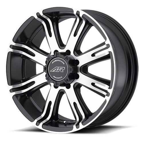 American Racing AR708, 20X9, 6X139.7, ET20, CB106.1, MATTE BLACK MACHINED AR70829068520 - Image 1