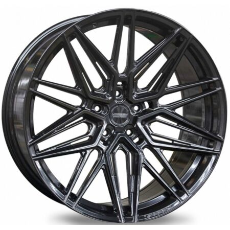 Vossen Wheel HF7 20X10.5 5x112 Deep Concave Profile ET25 CB66.5 Gloss Black - Image 1