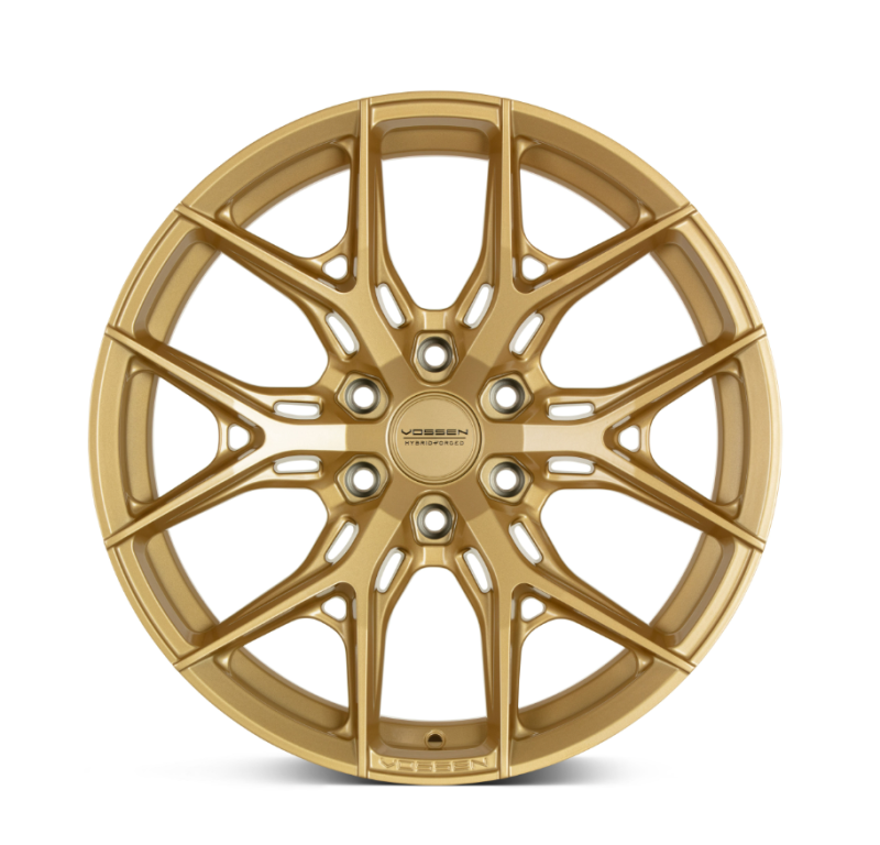 Vossen Wheel HF64 20X9.5 6x135 Deep Concave Profile ET15 CB87.1 Satin Gold - Image 1