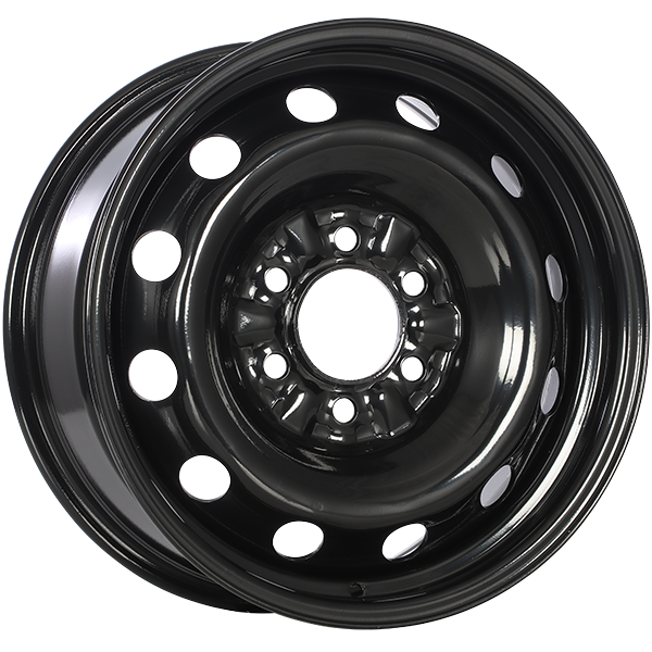RNB - STEEL WHEEL - 17x7.0 - 6x132 - 50 - 74.5 - Black E-Coating - Image 1