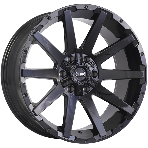 Ruffino HARD - SINNER - 20x9.0 - 6x135/6x139.7 - 0 - 87.1 - Gloss Black - Image 1