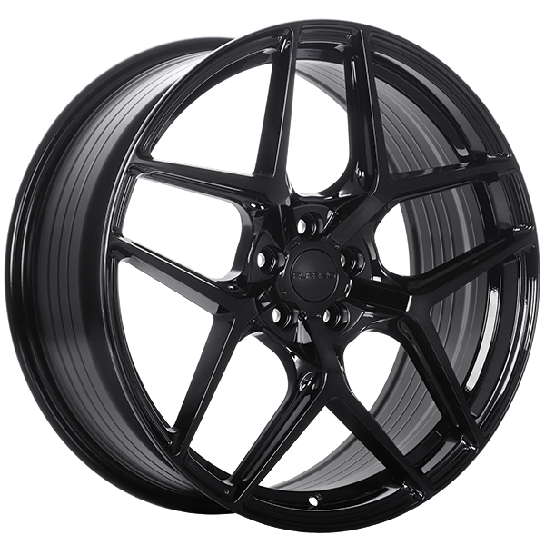 Ruffino - VADER - 20x8.5 - 5x108 - 40 - 63.4 - Gloss Black - Image 1