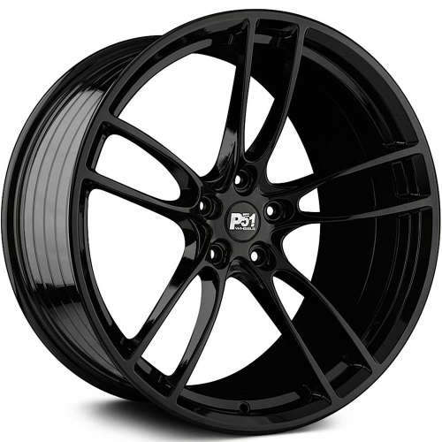 P51 101RF, Deep Concave Profile, 20x11.0, 5x114.3, ET50, CB70.5, Gloss Black