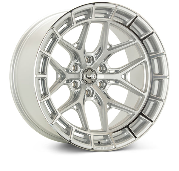 Vossen Wheel HFX1 22X10 8x165.1 Super Deep Concave Profile ET-18 CB125.1 Silver Polished - Image 1