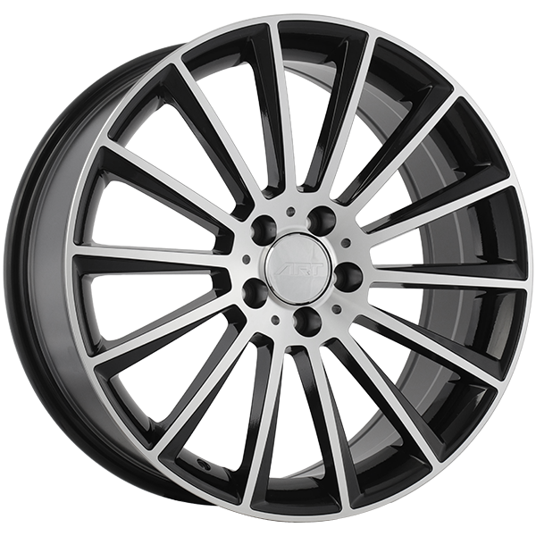 ART Replica - REPLICA 194 - 19x8.0 - 5x112 - 33 - 66.6 - Gloss Black - Machined Face - Image 1