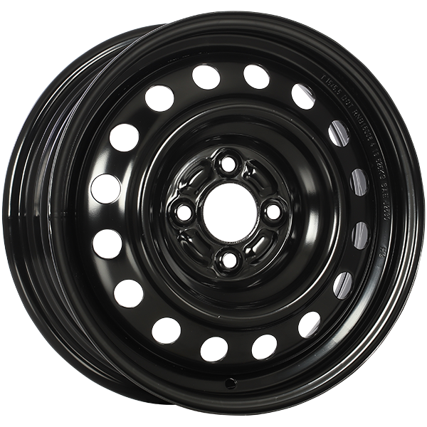 RNB - STEEL WHEEL - 15x6.0 - 4x100 - 40 - 60.1 - Black E-Coating - Image 1