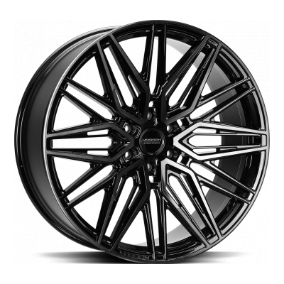 Vossen Wheel HF65 20X9.5 6x135 Deep Concave Profile ET15 CB87.1 Gloss Black - Image 1