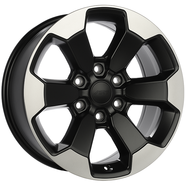 ART Replica - REPLICA 167 - 18x8.0 - 6x139.7 - 20 - 77.8 - Satin Black - Machined Face - Image 1