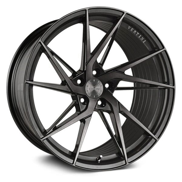 Vertini RFS1.9, Flat Concave Profile Profile, 20X9, 5x100 to 5x132, ET15 to 45, CB54.1 to 84.1, Brushed Dual Gunmetal - Image 1