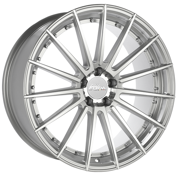720 Form - RF3-V - 20x10.5 - 5x112 - 35 - 66.6 - Silver - Machined Face - Image 1