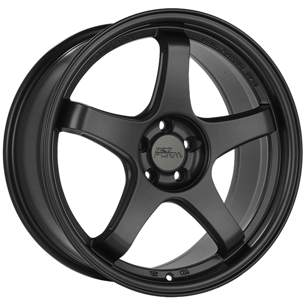 720 Form - FF6 - 18x9.5 - 5x114.3 - 35 - 73.1 - Satin Black - Image 1