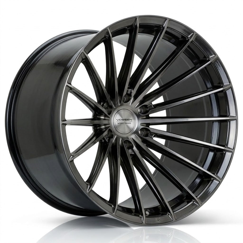 Vossen Wheel HFX4 22X9.5 6x135 Deep Concave Profile ET20 CB87.1 Hyper Gunmetal - Image 1