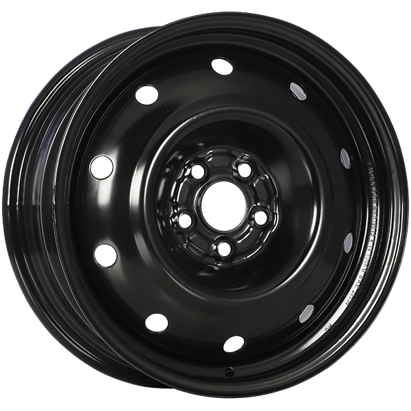 RNB - STEEL WHEEL - 16x6.5 - 5x100 - 39 - 54.1 - Black Armour Coat - Image 1