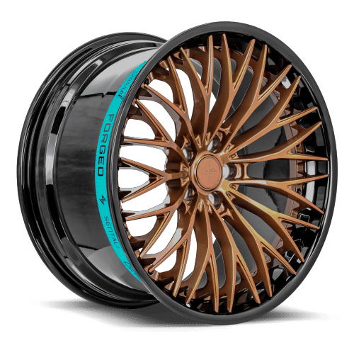 Sentali Barrel SB1, 22x9.5, 5x120, ET35, CB72.6, Gloss Black Lip / Gloss Bronze Centre