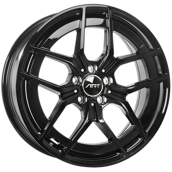 ART Replica - REPLICA 308 - 19x8.0 - 5x112 - 33 - 66.6 - Gloss Black - Image 1