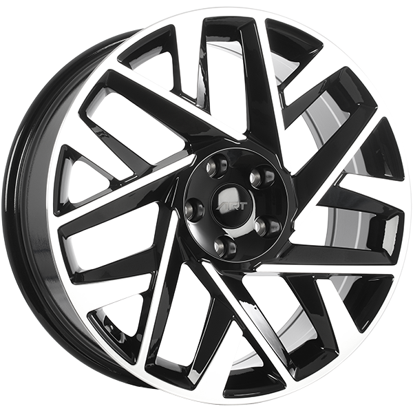 ART Replica - REPLICA 311 - 18x7.5 - 5x114.3 - 45 - 67.1 - Gloss Black - Machined Face - Image 1