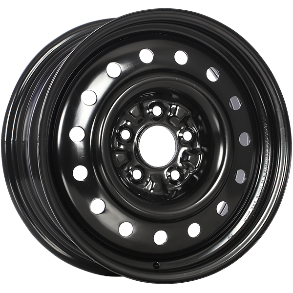 RNB - STEEL WHEEL - 16x6.5 - 5x114.3 - 40 - 66.1 - Black Armour Coat - Image 1