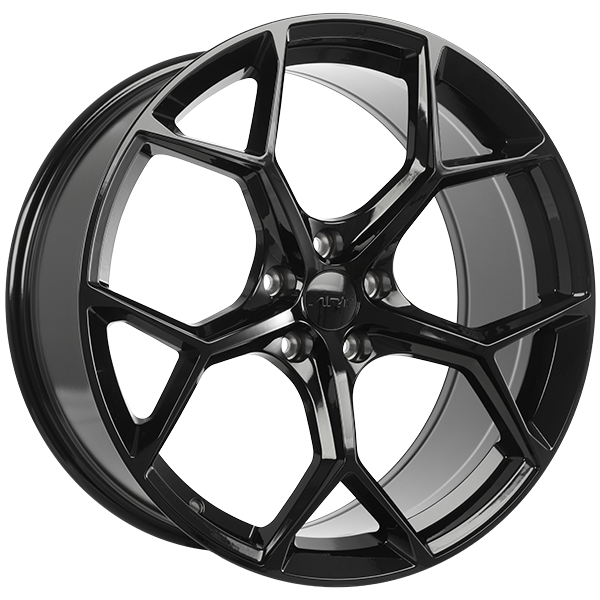 ART Replica - REPLICA 318 - 20x9.0 - 5x112 - 25 - 66.5 - Gloss Black - Image 1