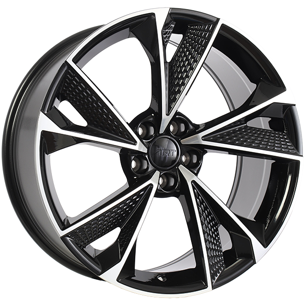 ART Replica - REPLICA 231 - 19x8.5 - 5x112 - 35 - 66.5 - Gloss Black - Machined Face - Image 1