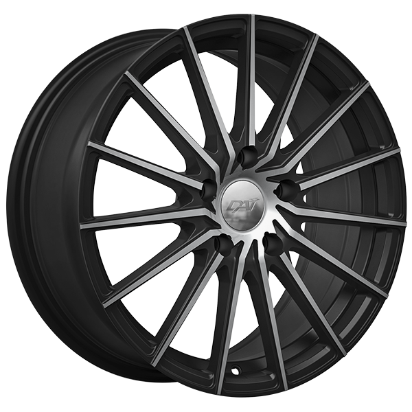 DAI Wheels - SPECTER - 15x6.5 - 5x114.3 - 40 - 67.1 - Gloss Black - Machined Face - Image 1