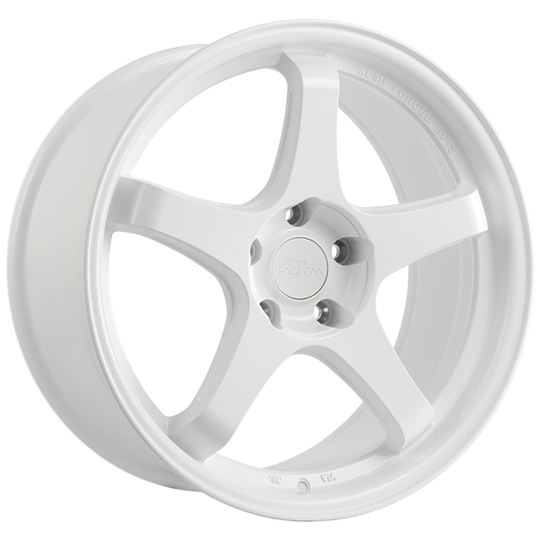 720 Form - FF6 - 18x8.5 - 5x114.3 - 35 - 73.1 - Satin White - Image 1