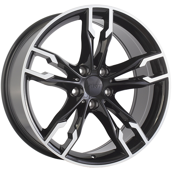 ART Replica - REPLICA 165 - 19x8.5 - 5x120 - 35 - 72.6 - Gloss Black - Machined Face - Image 1
