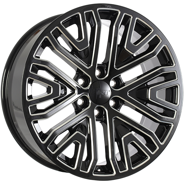 ART Replica - REPLICA 176 - 22x9.0 - 6x139.7 - 28 - 77.8 - Gloss Black - Milled Edge - Image 1