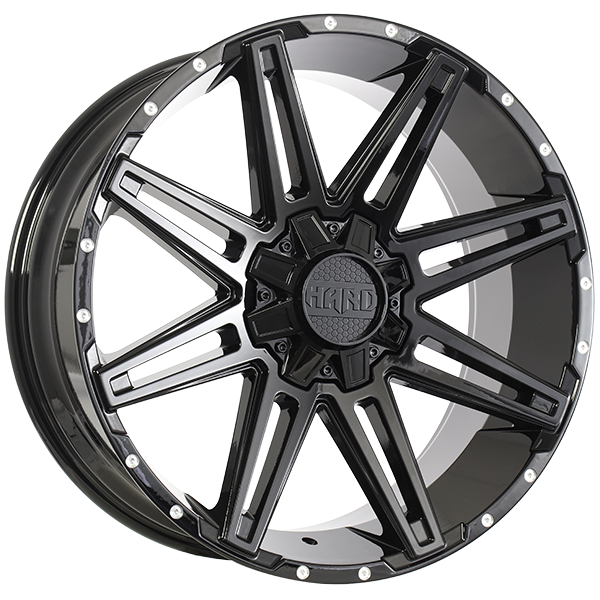 Ruffino HARD - PHANTOM - 18x9.0 - 6x135/6x139.7 - 15 - 87.1 - Gloss Black - Image 1