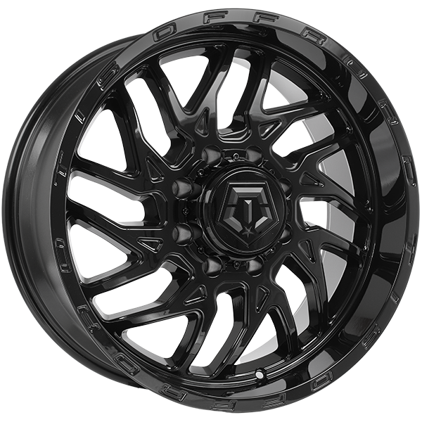 TIS Wheels - 544 - 20x9.0 - 8x165.1 - 17 - 125.2 - Gloss Black - Image 1