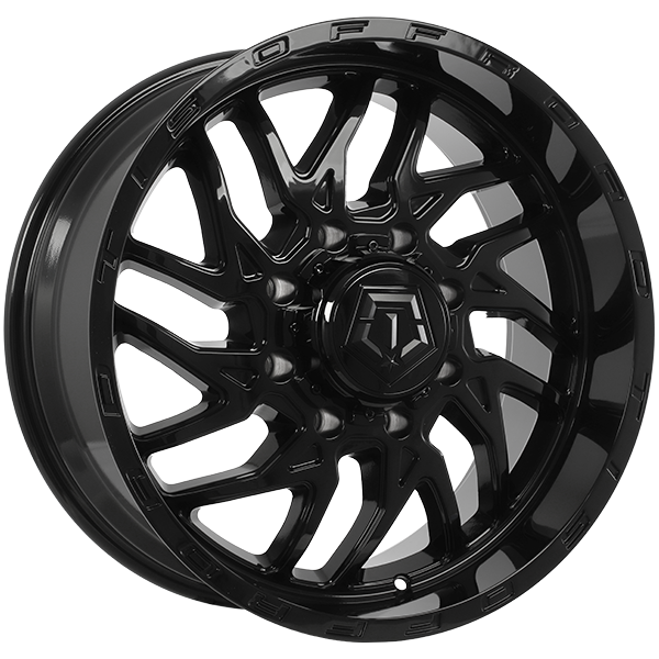 TIS Wheels - 544 - 20x9.0 - 8x180 - 17 - 124.3 - Gloss Black - Image 1