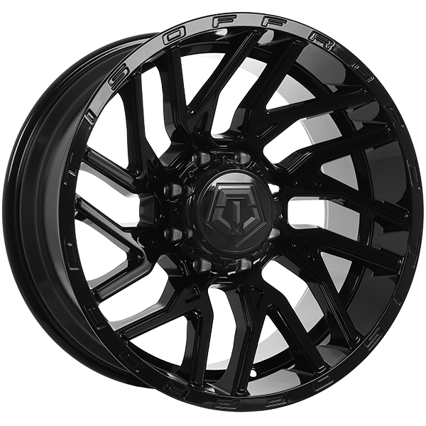 TIS Wheels - 554 - 20x10.0 - 8x165.1 - -19 - 125.2 - Gloss Black - Image 1