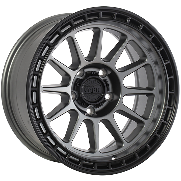 Ruffino HARD - MOJAVE - 17x8.5 - 5x127 - -6 - 71.5 - Satin Gray - Black Lip - Image 1