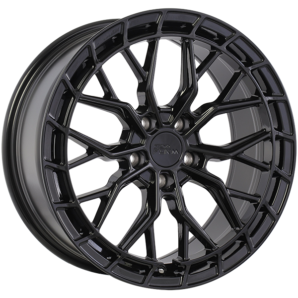 720 Form - FF19 - 19x8.5 - 5x108 - 45 - 63.4 - Gloss Black - Image 1