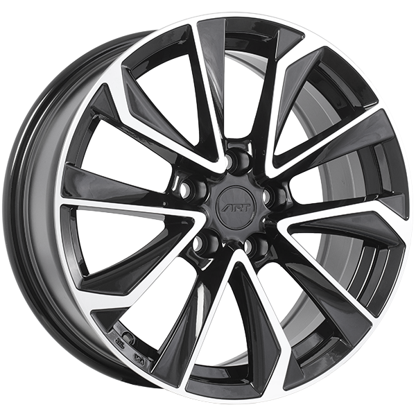 ART Replica - REPLICA 179 - 17x7.5 - 5x114.3 - 35 - 60.1 - Gloss Black - Machined Face - Image 1