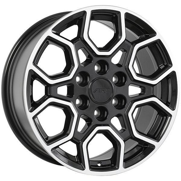 ART Replica - REPLICA 266 - 18x8.0 - 6x135 - 35 - 87.1 - Gloss Black - Machined Face - Image 1