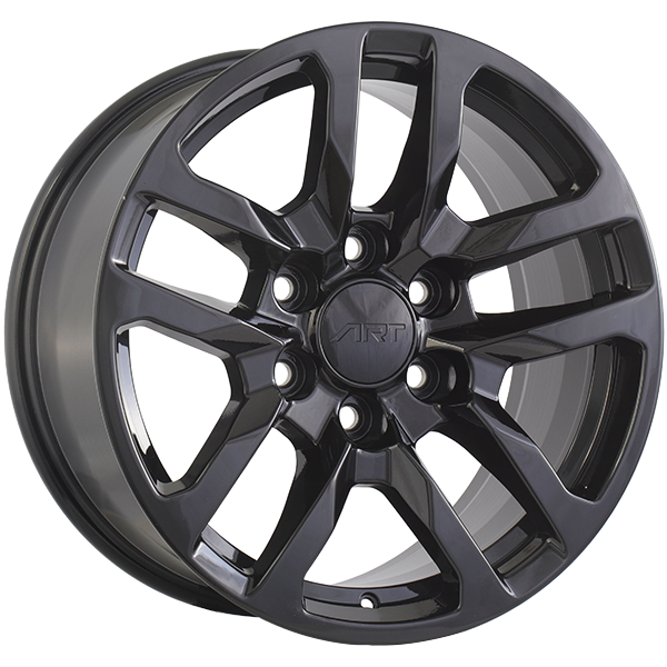 ART Replica - REPLICA 387 - 18x8.5 - 6x139.7 - 26 - 77.8 - Gloss Black - Image 1