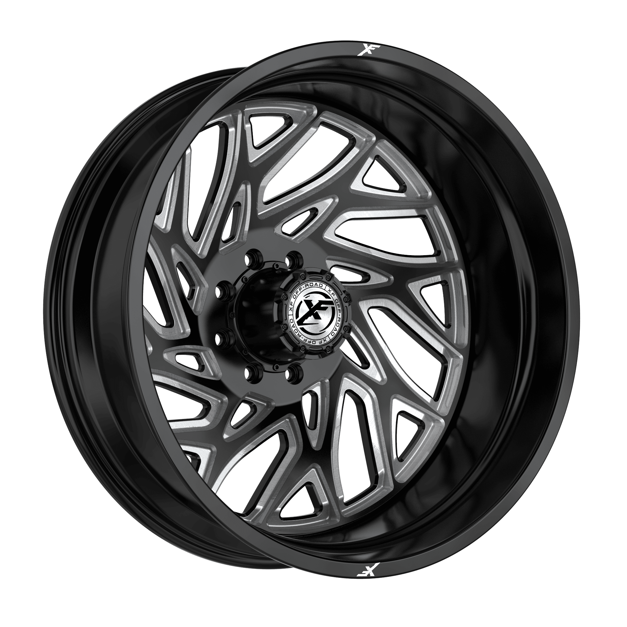 XF Offroad XF-229GBML-R, 24x8.25, 8x200, ET-232, CB142, Gloss Black Milled