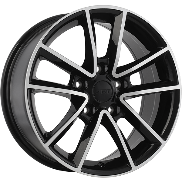 ART Replica - REPLICA 48 - 17x7.5 - 5x127 - 35 - 71.5 - Gloss Black - Machined Face - Image 1