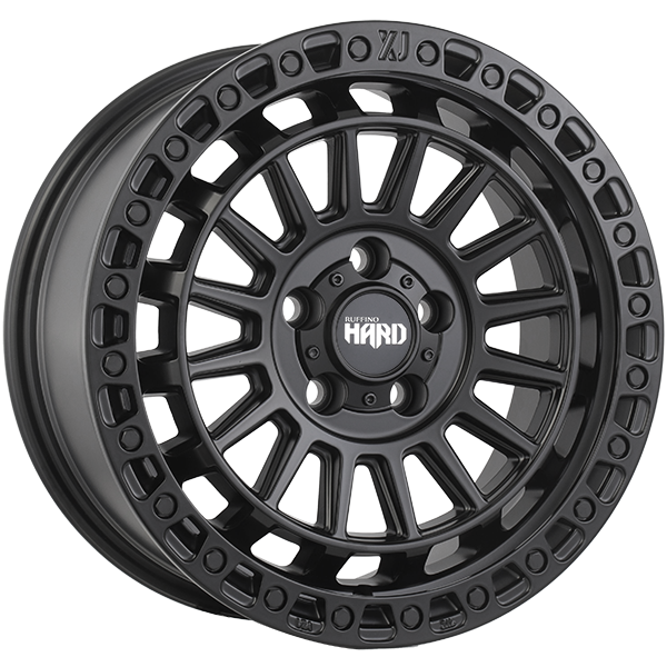 Ruffino HARD - XJ - 17x7.5 - 5x114.3 - 35 - 67.1 - Satin Black - Image 1