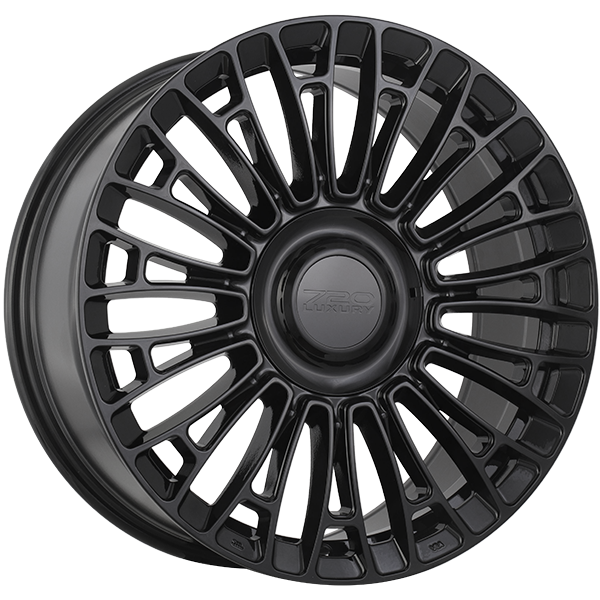 720 Luxury - LX7 - 20x8.5 - 5x114.3 - 35 - 73.1 - Gloss Black - Image 1