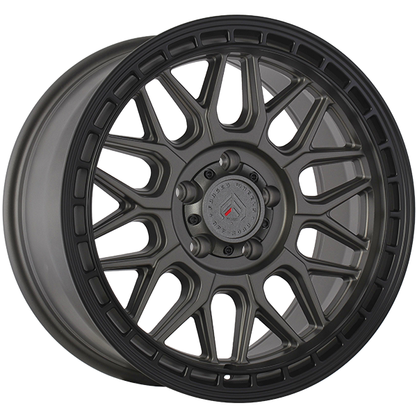 Forged Wheels - XR11 - 17x9.0 - 5x127 - 10 - 71.5 - Satin Gray - Black Lip - Image 1