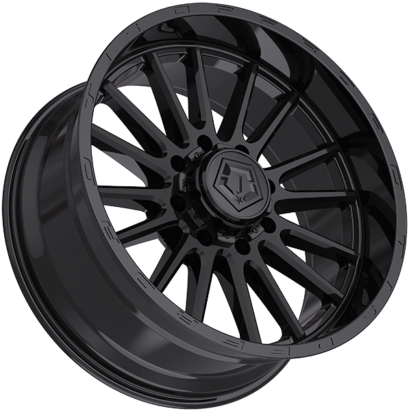 TIS Wheels 567, 22x12, 8x180, ET-44, CB124.3, Gloss Black - Image 1