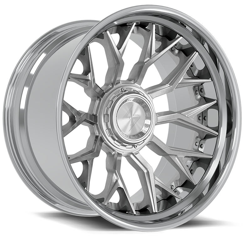 Sentali Barrel Forged Xtreme BFX2, 22x10, 8x165.1/8x180, ET-24, CB125.2, Polished Lip / Brushed Centre