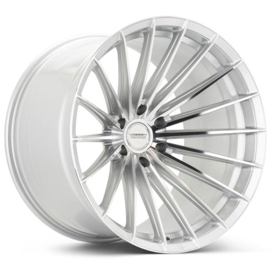 Vossen Wheel HFX4 22X9.5 6x135 Deep Concave Profile ET30 CB87.1 Silver Polished - Image 1