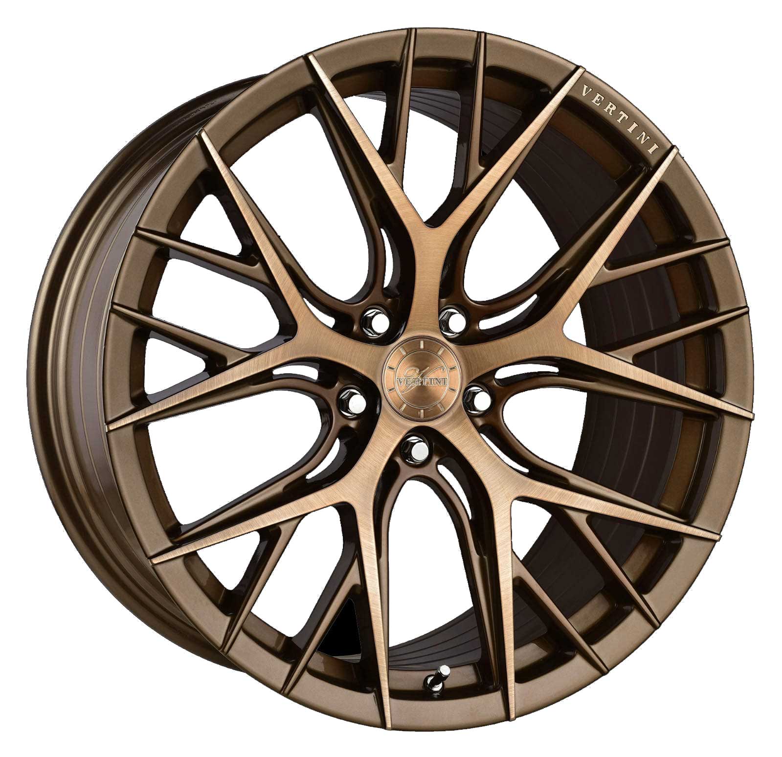 Vertini RFS2.1, Flat Concave Profile Profile, 20X9, 5x100 to 5x132, ET15 to 51, CB54.1 to 84.1, DUAL BRONZE - Image 1