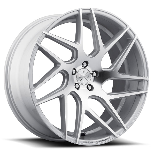 XO MOSCOW, 20X10.5, 5X120, ET38, CB76.1, SILVER W/ MILL SPK & BRUSH FC
