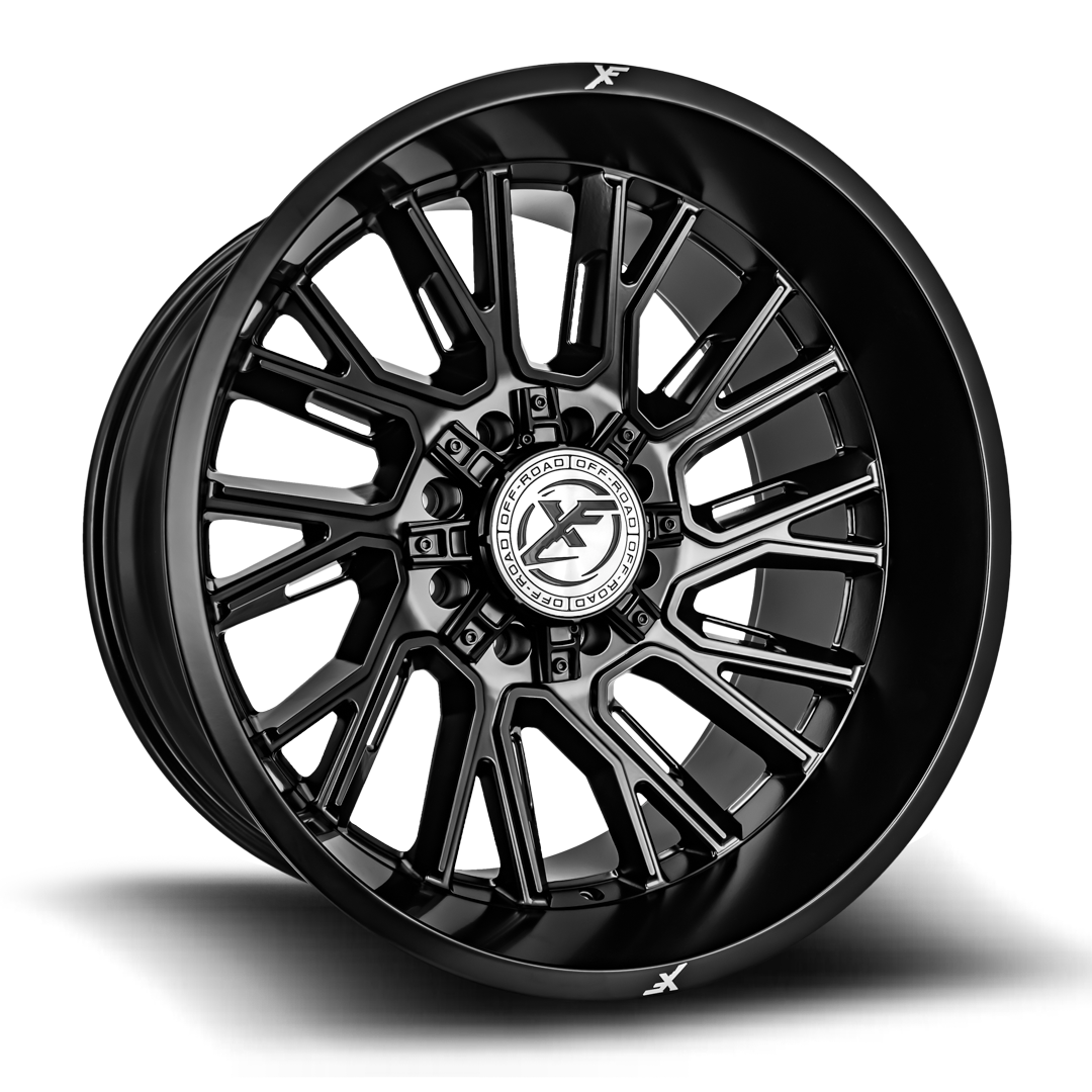 XF Offroad XF-230, 22x10, 6x135/6x139.7, ET-24, CB106.4, Satin Black