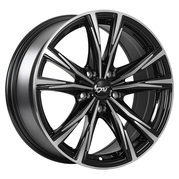 DAI Wheels - ORACLE - 17x7.5 - 5x114.3 - 41 - 73.1 - Gloss Black - Machined Face - Image 1