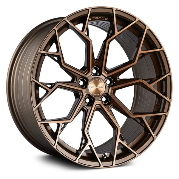 Stance SF10, Deep Concave Profile Profile, 20X12, 5x120.65, ET46, CB70.3, Brushed Dual Bronze - Image 1